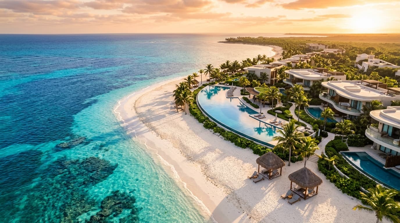 World-class beachfront resorts