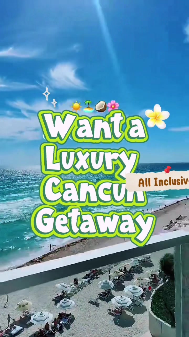 Want a luxury Cancun getaway? #cancunmexico #724vacation #familyvacation 