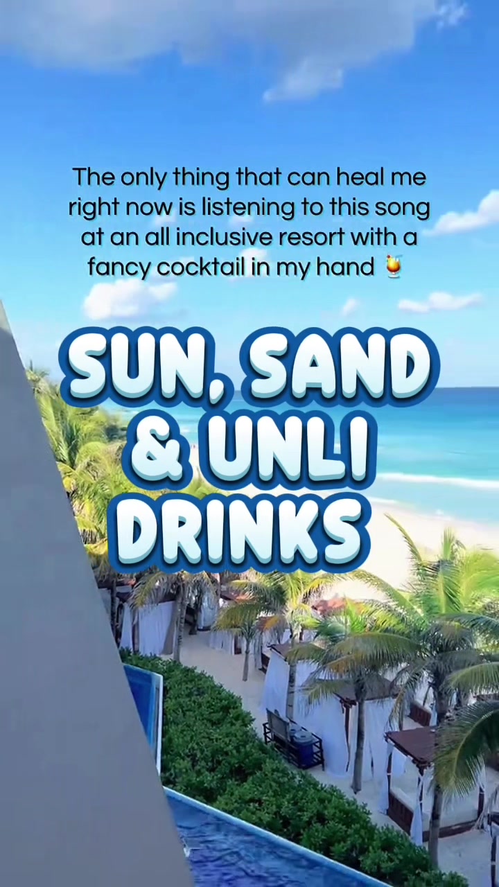 Sun, sand & unlimited drinks? Cancun is calling!!! #724vacation #cancunmexico #familyvacation #CapCut 