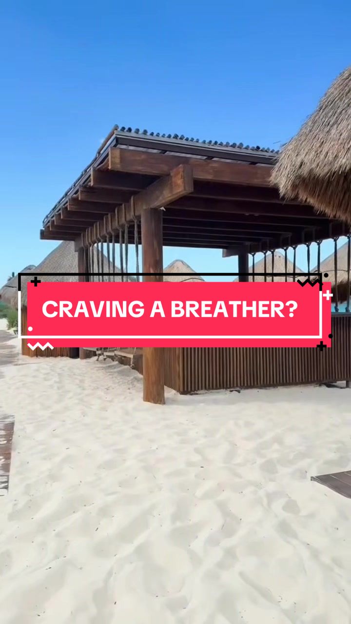 If you’ve been craving a breather… ☀︎.⋆ 𖤓 ⋆˚࿔⋆.˚ 𓇼 Cancun is that place where time slows down and everything feels lighter. Adding this to